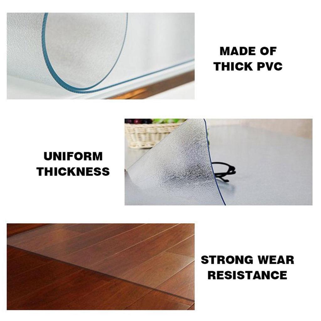 Carpet Floor Chair Mat with Cushion for Home Office Executive Computer Desk