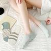 Female Spring and Summer Thin Cotton Does Not Drop with Invisible Short Boat Socks