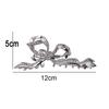 New Women Elegant Geometric Bow Hair Claws Vintage Simple Hair Clip Grab Large Metal Hairpins Barrettes Fashion Hair Accessories