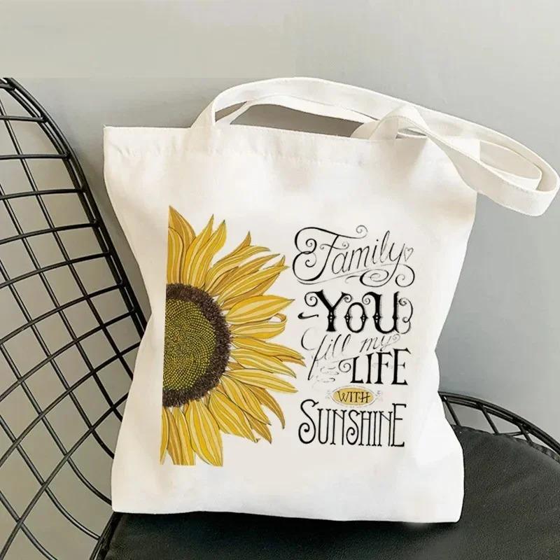 Lightweight Women Shoulder Bags Fashion Foral Canvas Tote Bag Large Capacity Shopping Shopper Handbag No Zipper Girl Handbags