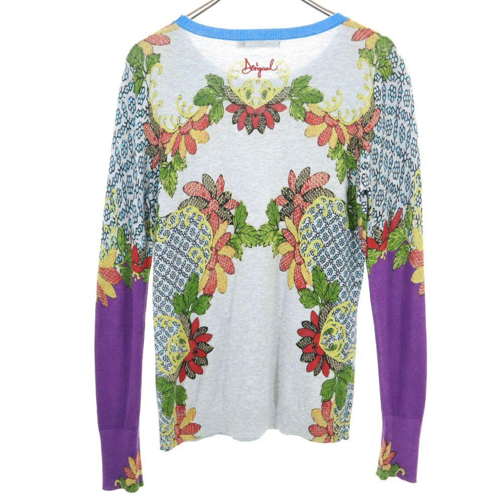 Desigual Overall-Griff Langärmliger Strickpullover M Damen Gebraucht