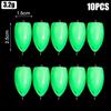10Pcs 3.2g/7.5g New Silicone Fly Fishing Lure Sinking-down Transparent Casting Aids Fishing Tools Buoy