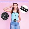 Retractable Lanyard Shiny Finish Badge Reel Bling ID Holder Keychain  Hospital Setting