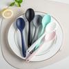 Silicone Spoon Mixing Soup Spoons Kitchen Mixing Ladle Cooking Utensils Kitchenware Tool for Stirring and Serving