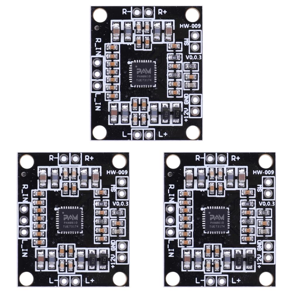 10-1pcs PAM8610 Stereo Mini Power Amplifier Board 2x15W Digital Audio Amplifier Board Class D Dual Channel