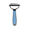 Double Sided Stainless Steel Pet Deshedding Brush Dog Grooming Comb for Shedding And Dematting - Efficient Pet Care Tool