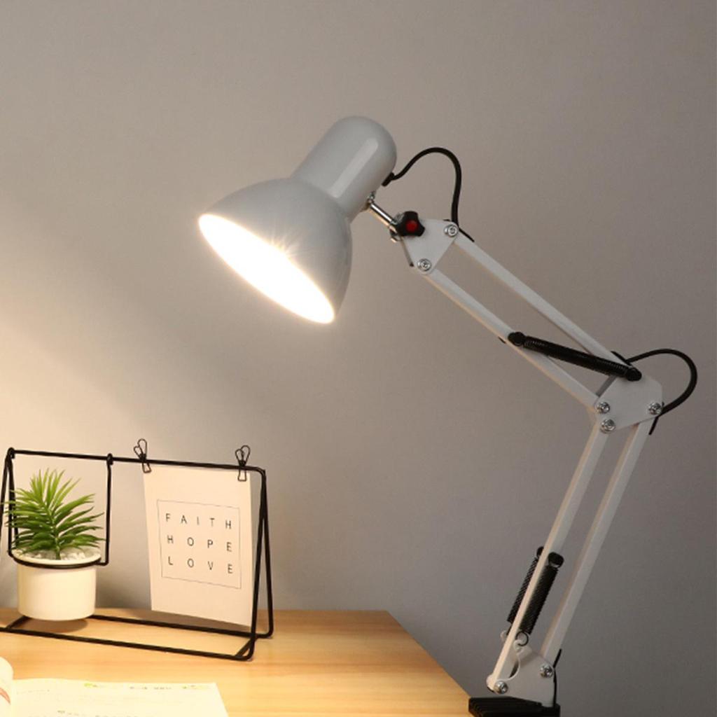 American Style Long Arm LED Desk Lamp - Eye Protection, Folding Reading & Drawing Light, Live Stream Beauty Fill Light
