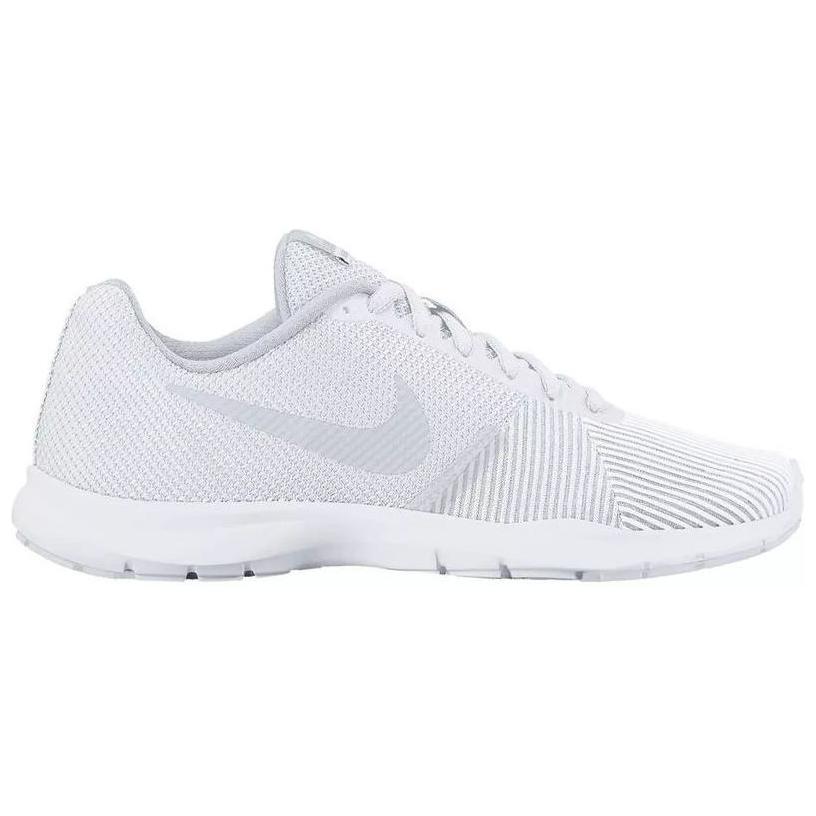 Nike Flex Comfort Stoßdämpfend Langlebig Low Top Laufschuhe Damen Sneaker Weiß 881863-100