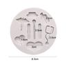 Stethoskop Medizinische Krankenhauswerkzeuge Silikonform Sugarcraft Cupcake Schokolade Backform Fondant Kuchen Dekorationswerkzeuge