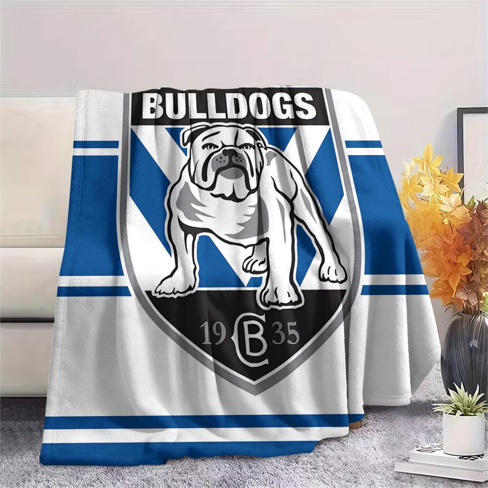 

Canterbury Bulldogs Print Flannel Blanket, High quality Comfortable for All Seasons, Home Decor, Warmth and Comfort, Perfect for Christmas Gifts 80cm x 120cm