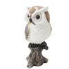 Sova Figurka Socha Pryskyřice Sova Socha Stojící na Pařezu pro Domov Veranda Patio Trávník Zahrada Dekorace