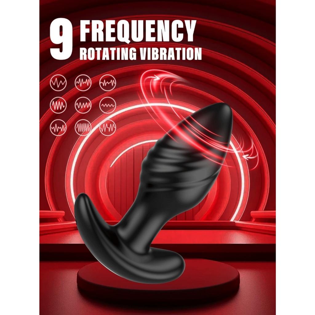 Adult Sex Toys For Men Prostate Massager With Remote Control, Rotating Vibrator Adult Toys Anal Plug Vibrating With 9 Rotating 9 Vibrating Modes