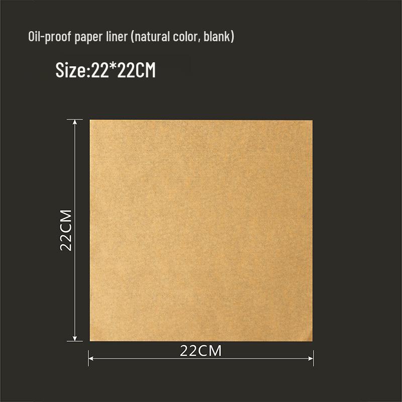 Thickened Oil-Proof Baking & Frying Paper for Oil Absorption and Food Wrapping