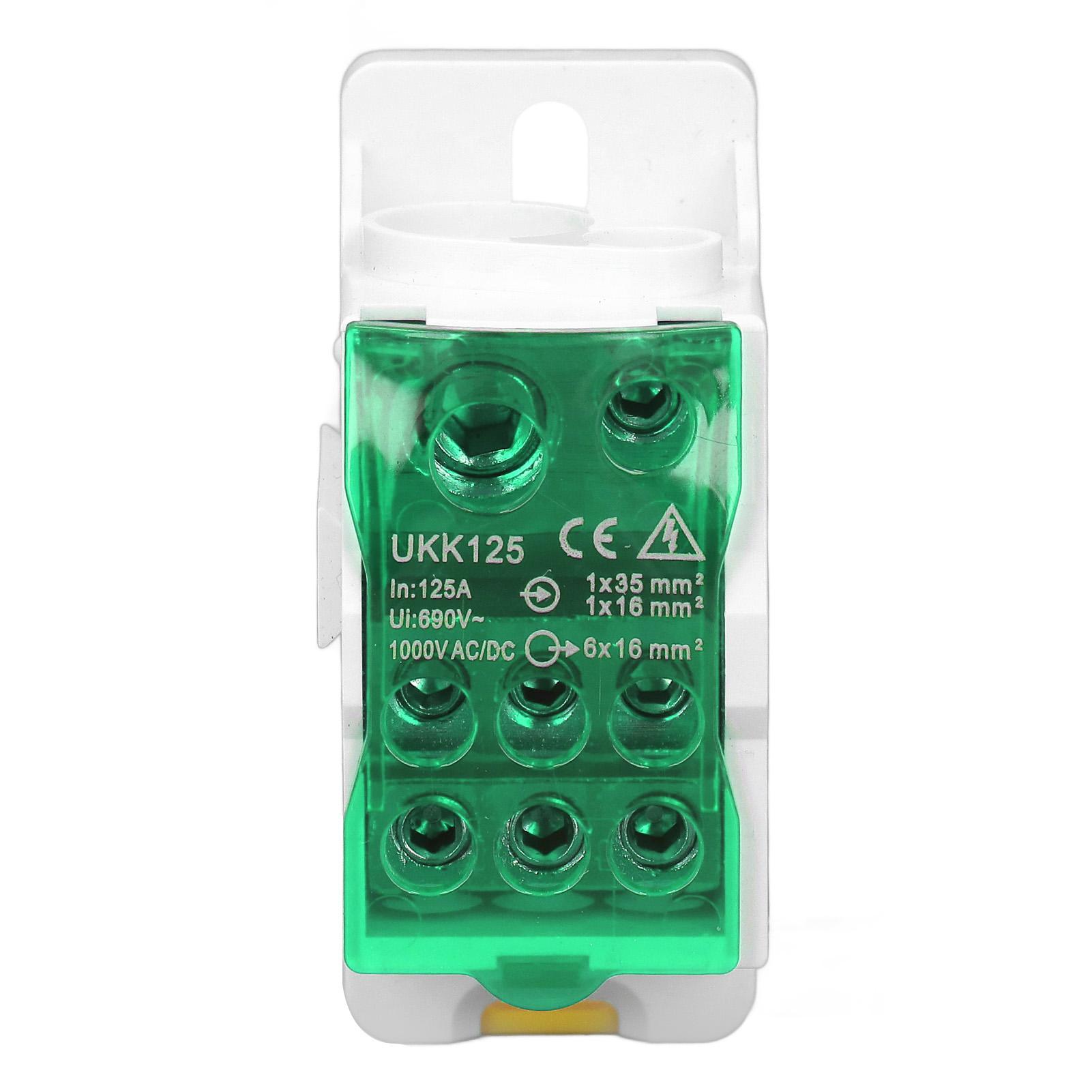 

Розподільна коробка на DIN-рейку Універсальна електрична клемна колодка З єднувач силових проводів Розподільна коробка 690В