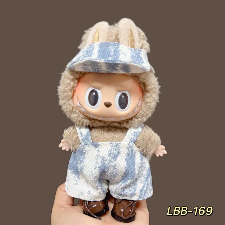Mini Doll'S Clothes Outfit Accessories For Ropa Labubu and 10cm Cotton Doll Baby Replacement Clothes Clothing Gift