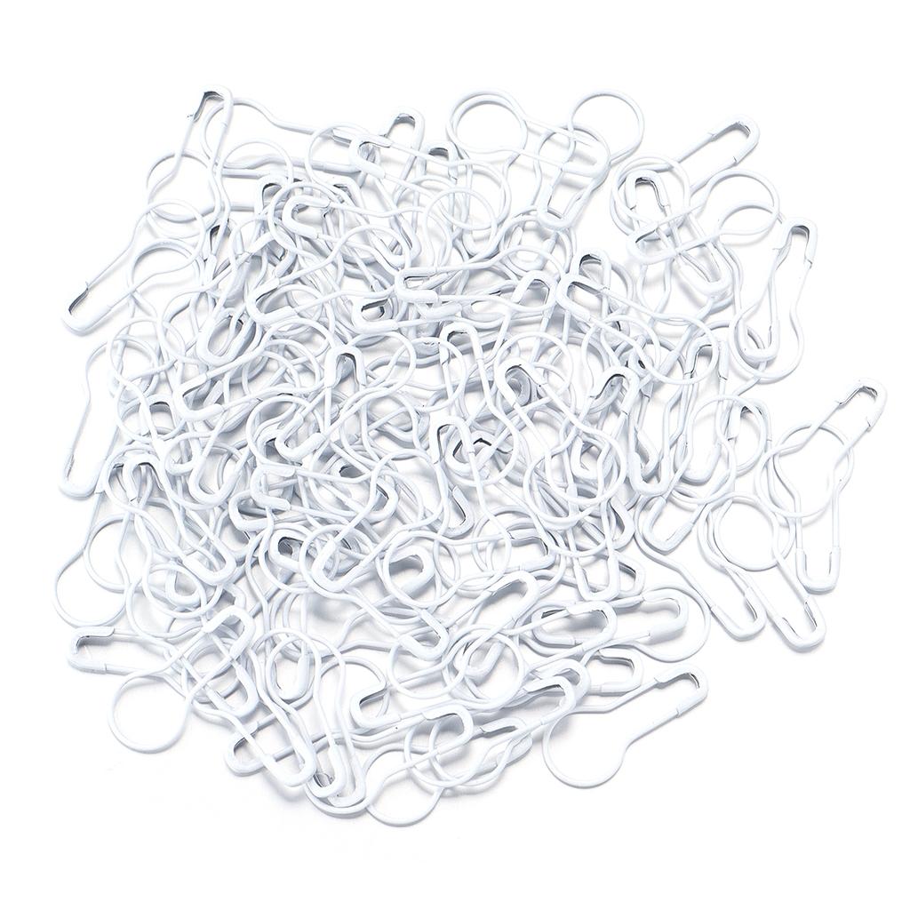 200Pcs Colorful Safety Pins Metal Gourd Pear Shape Locking Knitting Marker Tag Pins For Crafts Garment Brooch Sewing Pins Tools