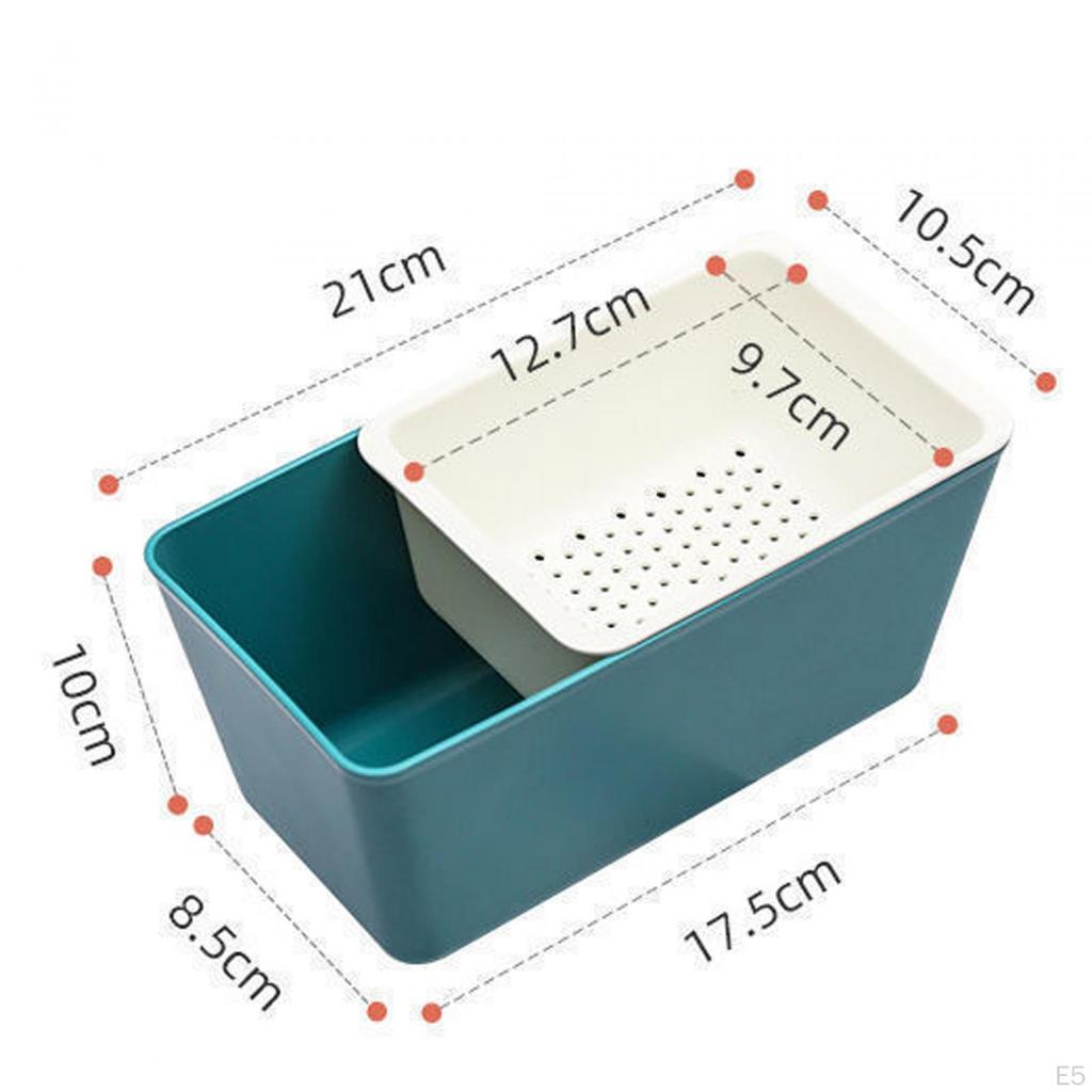 Food Storage Organizer Creative Dried Fruit Plate Double Layer for Living Room Dining Table