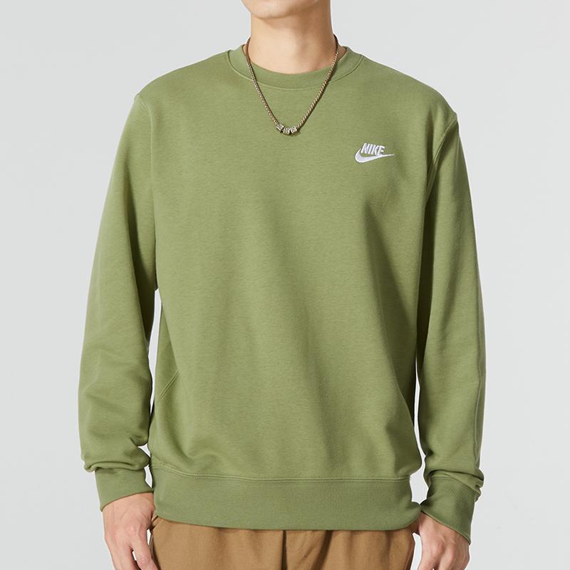 Nike Nsw Club Crew-Neck Sweatshirt Men Sweatshirt Green BV2667-334