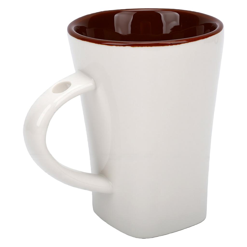 130ml Schokoladenfondue-Tasse mit Gabel Keramik Persönlicher Wärmer Schokoladenschmelzbecher Set für Date Geburtstag Weiß