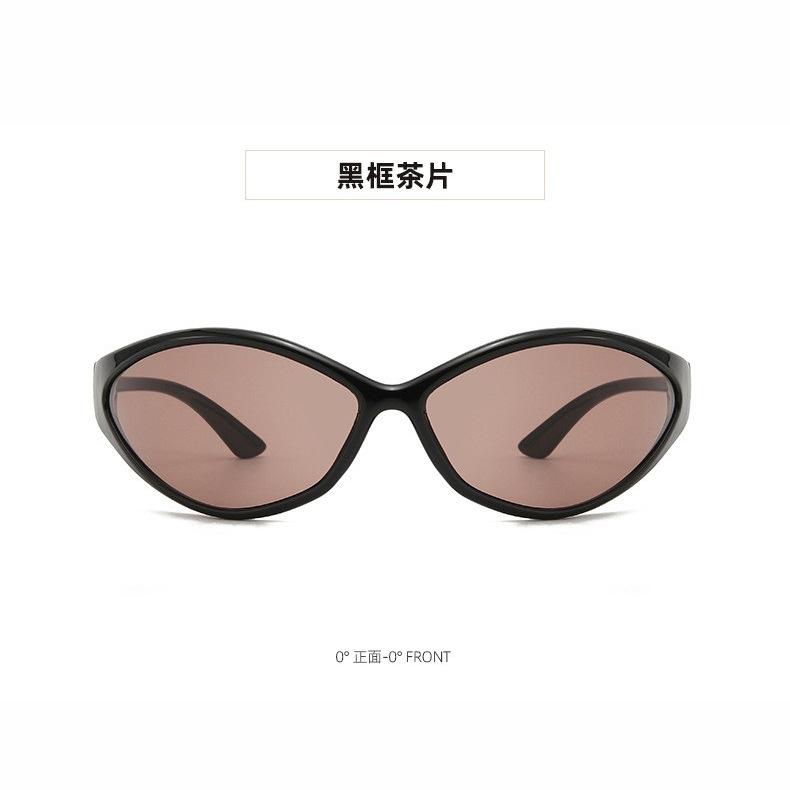 Gm Cat Eye Sunglasses Are Simple And Matched With Street Photography Trend Cold Wind Women'S Anti-Ultraviolet Sunglasses Men