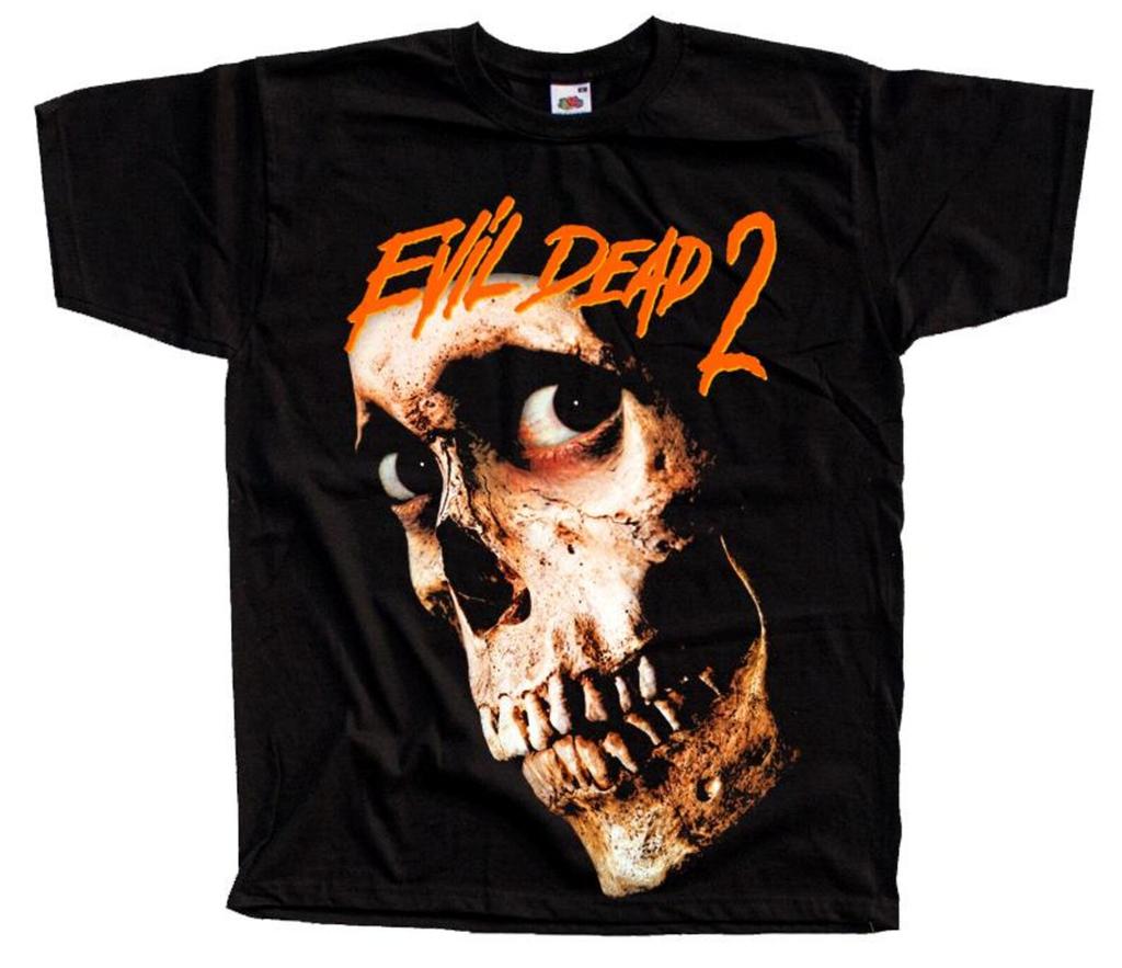 T-Shirt Poster Film Horror L'Armata delle Tenebre 2 Nero vintage spaventosa tutte le taglie S-5XL