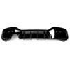 Rear Bumper Diffuser for BMW 1 Series F20 F21 M Sport 125i  LCI 2015-2019 Gloss Black Rear Lip Spoiler Lip Single & Dual Exhaust FY3