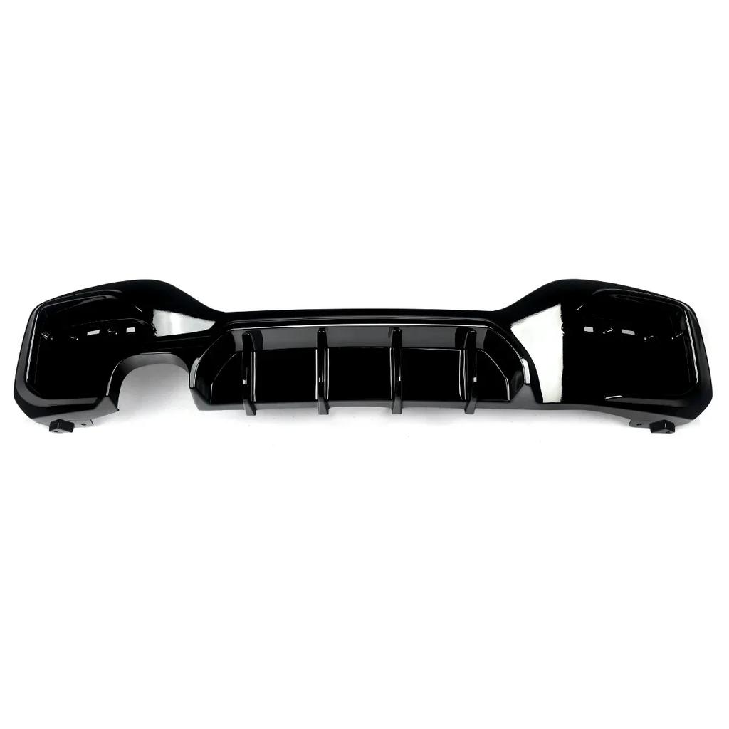 Rear Bumper Diffuser for BMW 1 Series F20 F21 M Sport 125i  LCI 2015-2019 Gloss Black Rear Lip Spoiler Lip Single & Dual Exhaust FY3