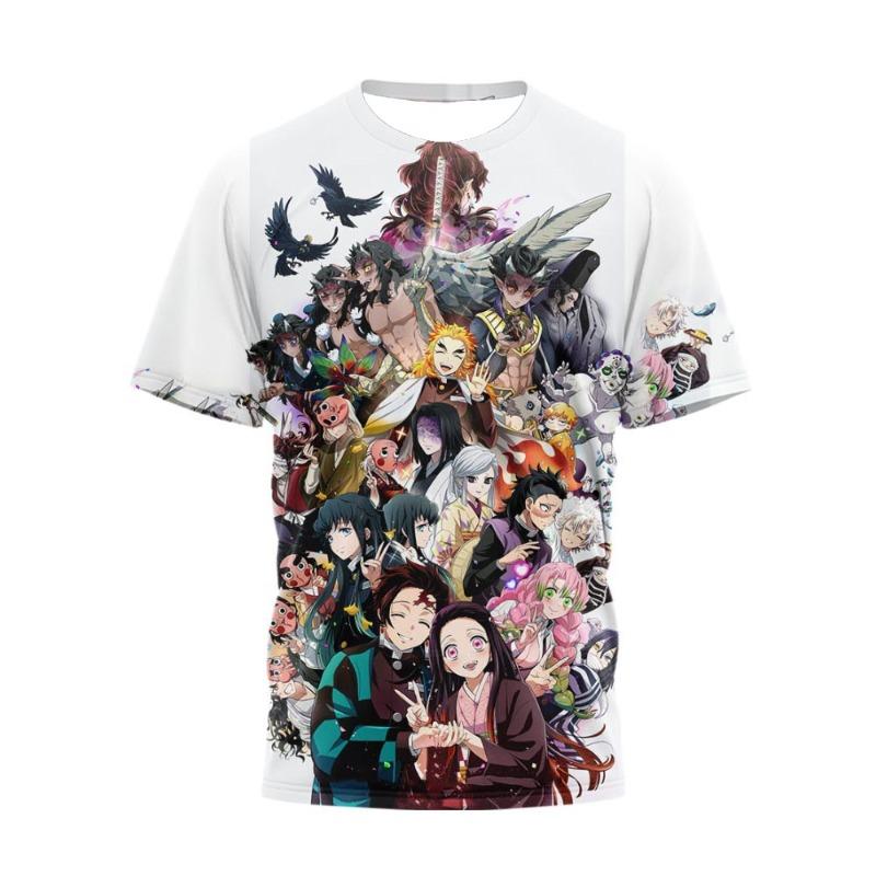 Japanese Anime Dragon Ball Z 3d Print Cute Kid Goku Sitting Sky All Over Print T-Shirt Fashion Kids Adults