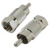 F Plug / RCA Plug Adapter