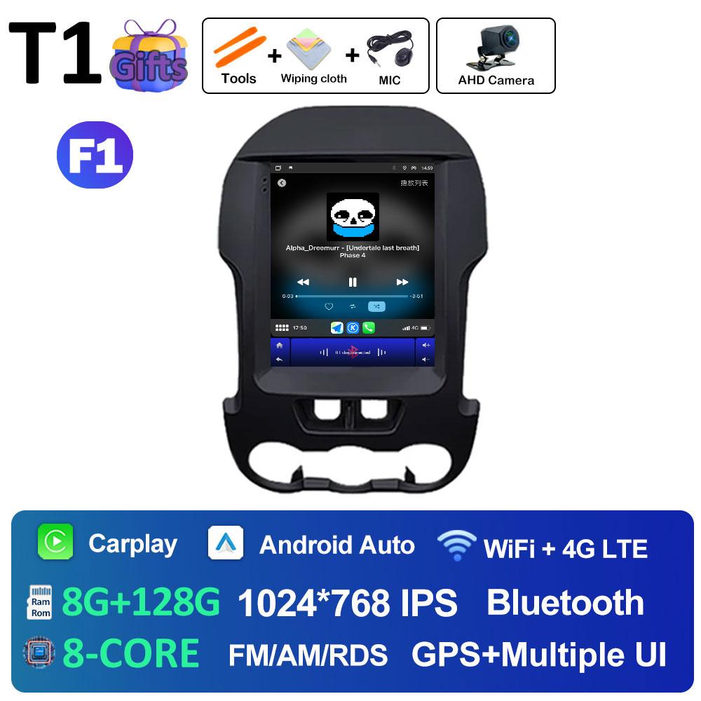 Intelligent System Wireless Carplay For Ford Ranger 2012 2013 2014 2015 Bluetooth Autoradio Cooling fan Touch Screen 4G No 2 din