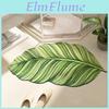 Plant Floor Green Mat Bathroom Absorbent Floor Mat Household Irregular Door Mat Antislip Area Rug Home Leaf Decoration Kitchen Door Mats