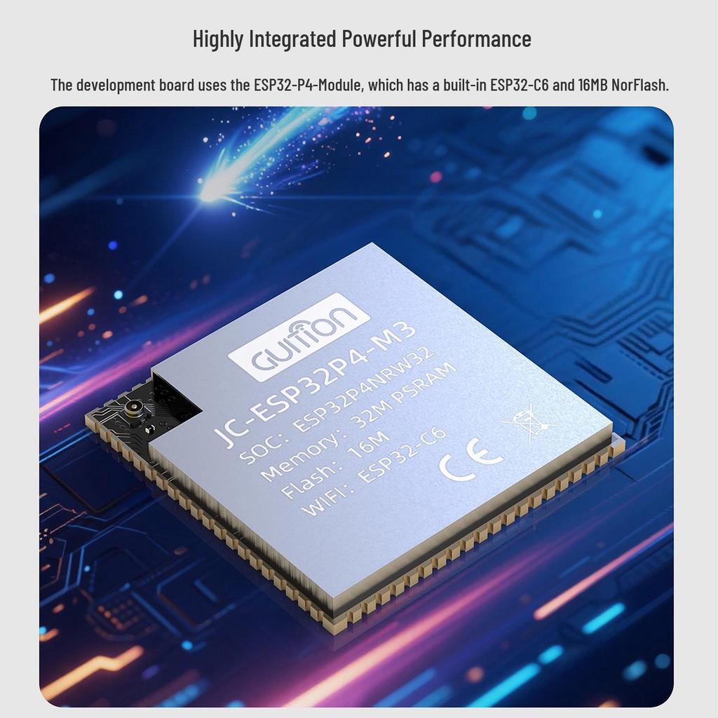 ESP32P4-M3 Core Board with High-Performance ESP32-C6 RISC-V Module