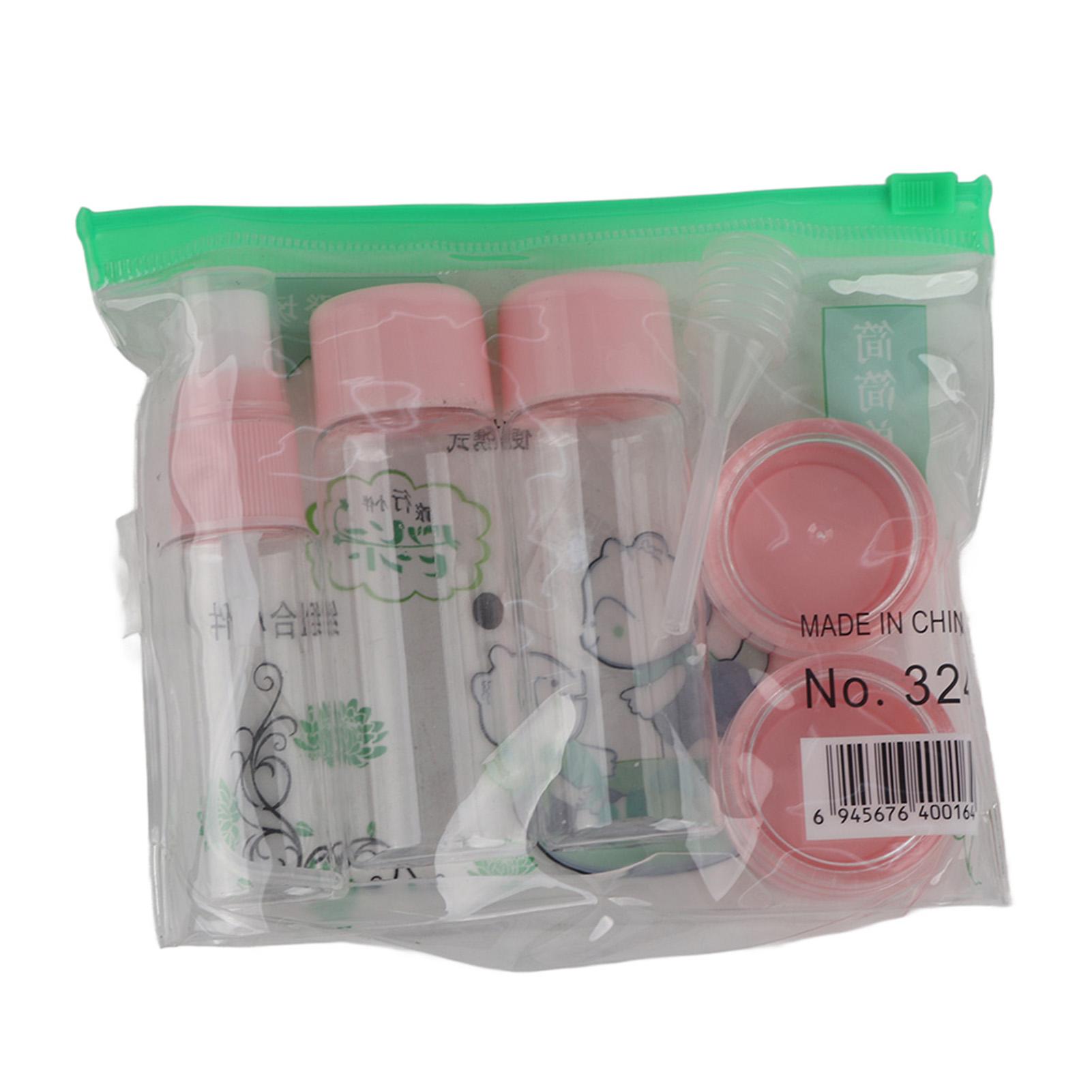 

7pcsSet Portable Reusable Empty Makeup Spray Bottle Lotion Cream Container Kit