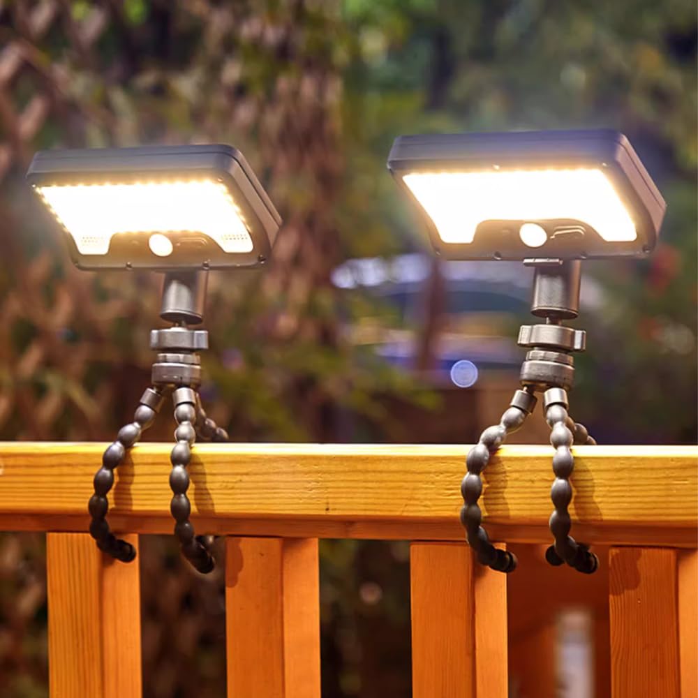 

Outdoor Motion Tripod 92 Adjustable 3 Intelligent Zero Electricity Energy USB IP65 Waterproof and Automatic Easy Suitable for and Patios in чёрный