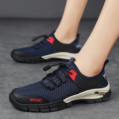 New Summer Fashion Trendy Mesh Shoes Hiking Shoes Outdoor Sports Lightweight and Breathable Men's Large-size Trendy Shoes