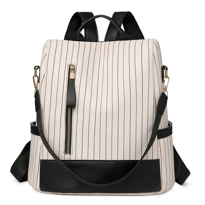 Модный женский рюкзак из искусственной кожи с защитой от кражи винтажная сумка через плечо женский рюкзак большой вместимости школьные сумки для отдыха 3353₽