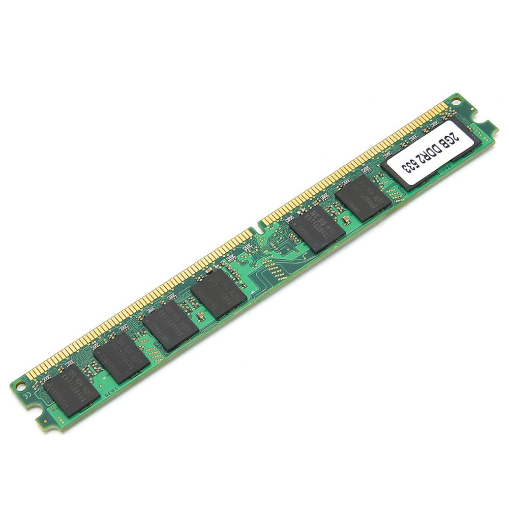 Memory Module Desktop Full Compatible DoubleSided 16Grain DDR2 2GB 533MHZ PC4200