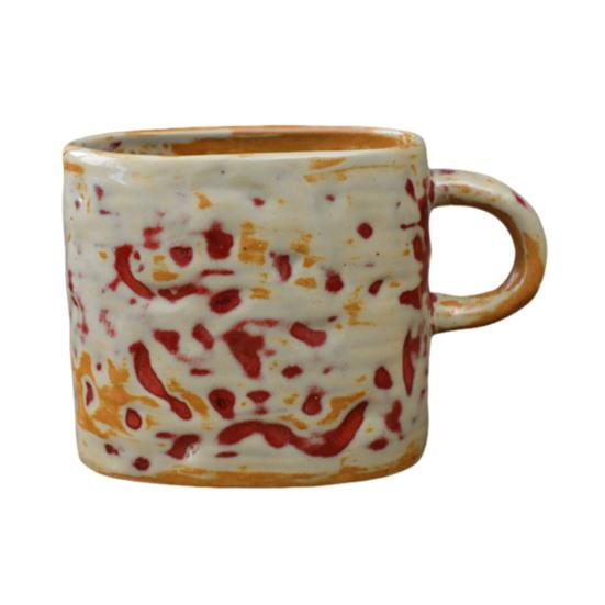 350ml Ceramic Mug Tea Coffee Cup Spiral Hemp Rope Vintage Office Mug Water Cup