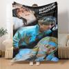 Dance Racha Live Performance Flannel Blanket Super Soft Warm Cozy Blanket for Sofa Bed Office Travel All‑Season Home Decor Gift