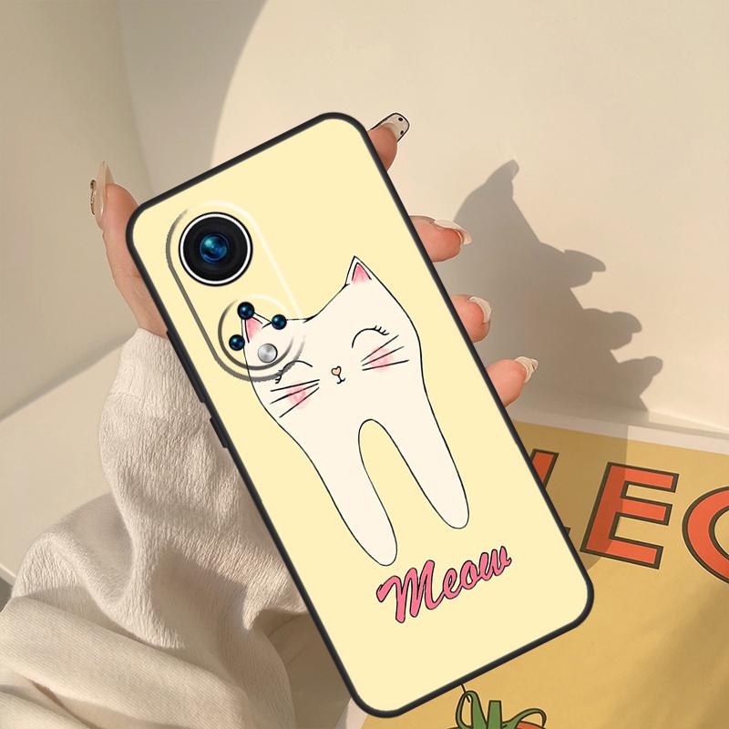 Dentist Tooth Pattern Case For Honor Magic 8 Pro 5 6 7 Lite Cover For Honor 400 200 90 70 50 X8a X8b X9a X9b X9c
