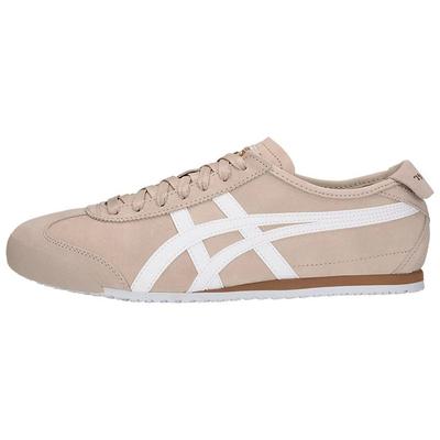 Mexico 66 Semplici Sneakers Unisex Color Taupe Marrone Tan Bianco 1183A359-251