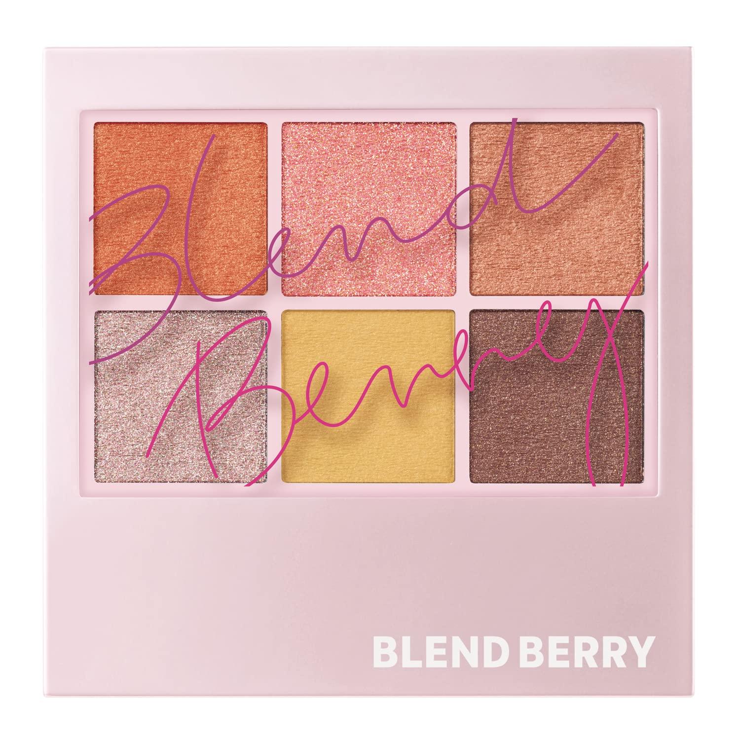 

BLEND BERRY Aura Creation 001 Shiny Eye Shadow Eye Color KOSE (Hoozuki & Beige)