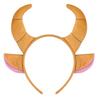 Cute Cartoon Cow Horn Headband Soft Fabric Elastic Design for Kids Teens and Adults Anime Lover Cosplay Event Accessory