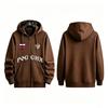 New Russian Print Couple Zipper Hoodie - Hot Selling Unisex Jacket