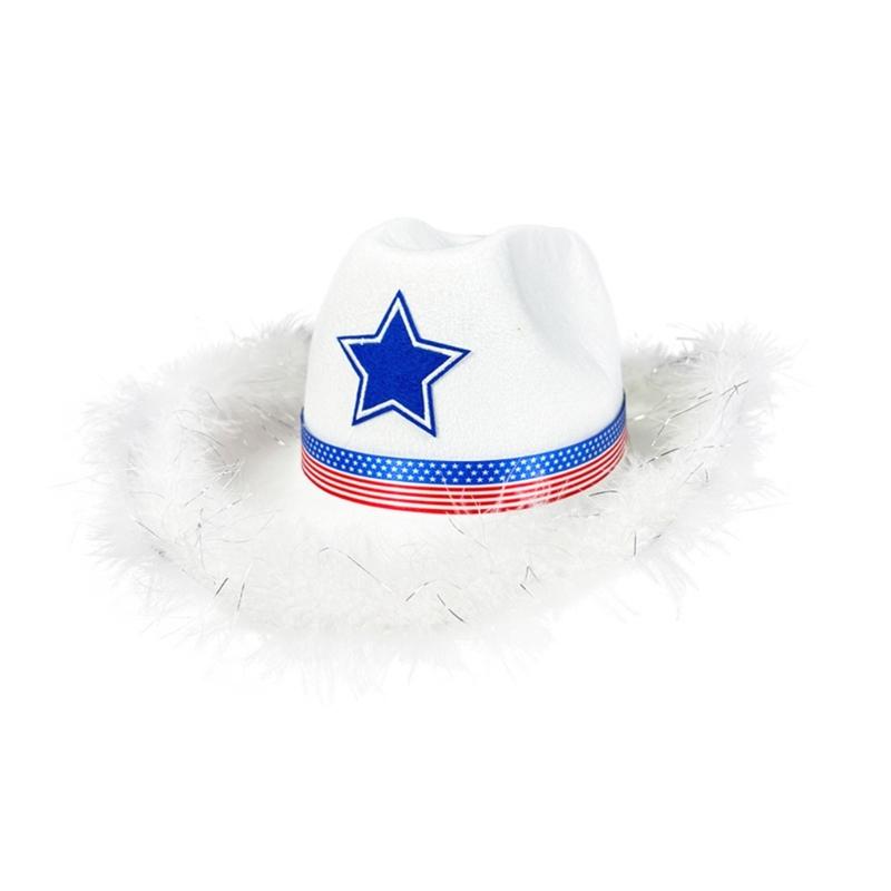 Patriotic Independence Day Outfits American Flag Costumes Accessories 4th of Jul Costume for Dresses Up Cosplay Party