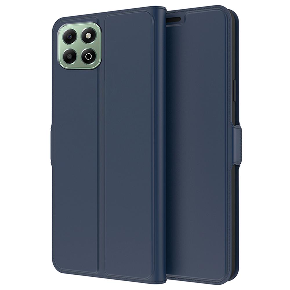 For Honor X6b 4G Case Shockproof TPU Inner Shell Leather Phone Cover Card Slot