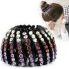 Rhinestone Hair Claw Clip Hair Accessories Hair Bun Maker Fashion Ponytail Holder  Women