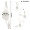 Plant Branch Bender 360 Degree 4*1cm/1.57* 0.4 Inch Clips