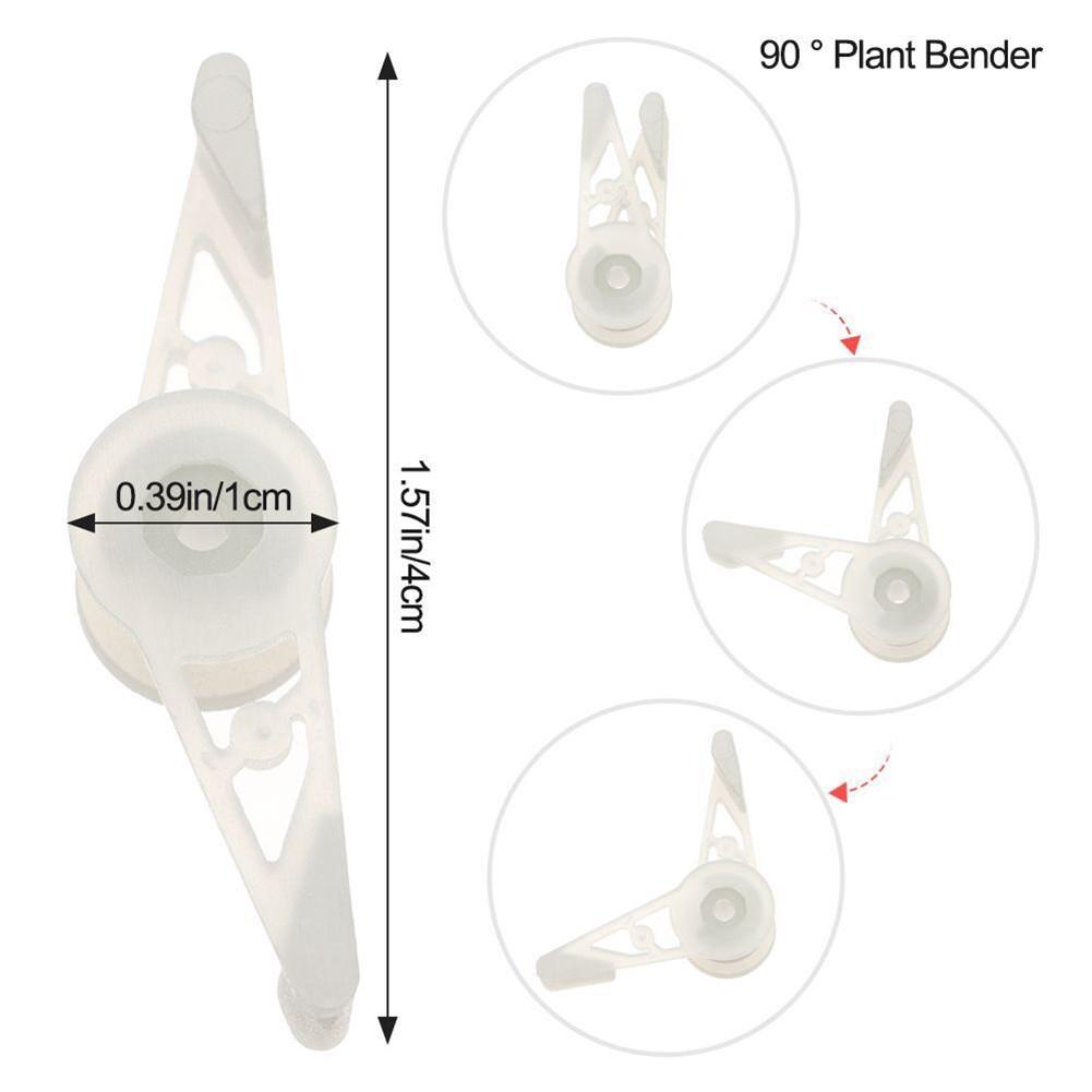 Plant Branch Bender 360 Degree 4*1cm/1.57* 0.4 Inch Clips