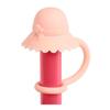 Reusable Silicone Straw Plug Hat Shaped Straw Toppers Drinking Straw Tips Lids  Cup Accessories
